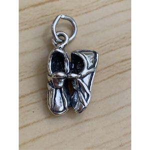 Football Track Shoes Sterling Silver Jewelry Charm #sports #shoes